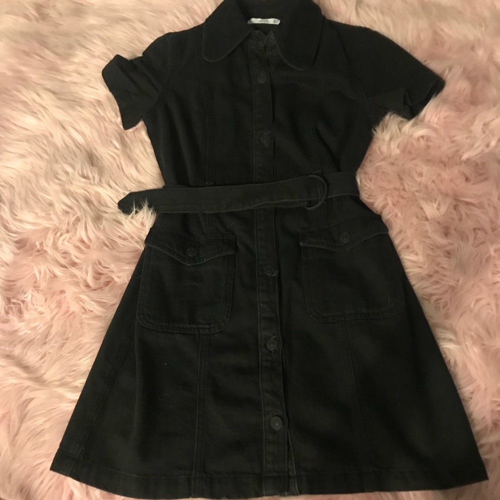 Black Denim Dress